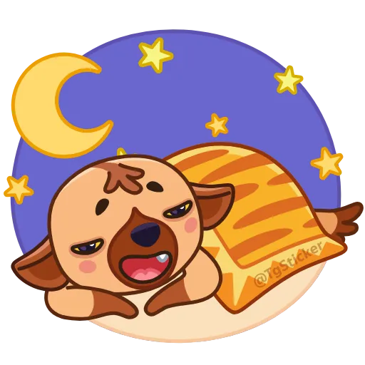 😴 Стикер «Гиена Гинни» для Telegram