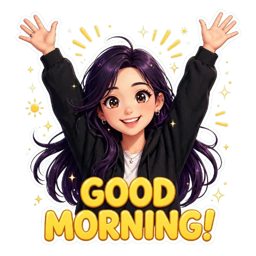 👍 Стикер «Girls Vibes» для Telegram