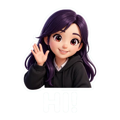 ✋ Стикер «Girls Vibes» для Telegram