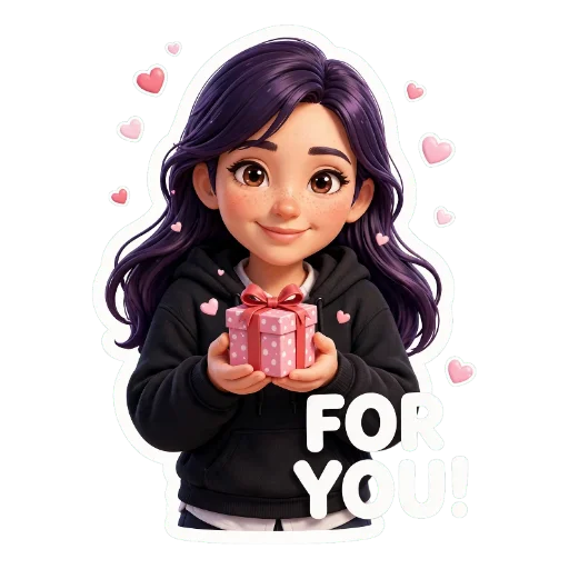 🧸 Стикер «Girls Vibes» для Telegram