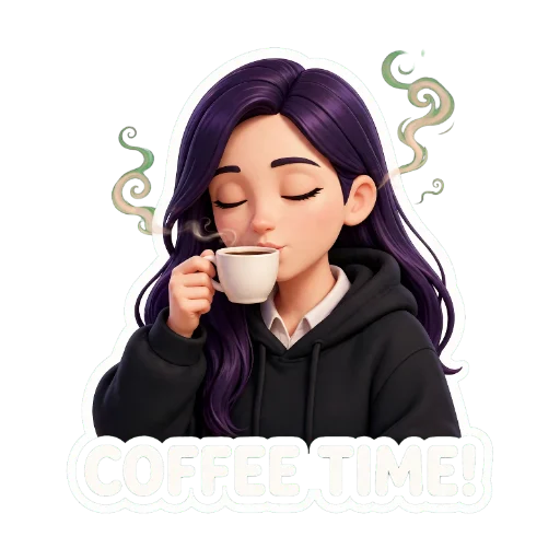 🖼 Стикер «Girls Vibes» для Telegram