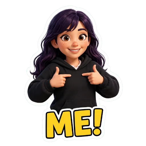 ✋ Стикер «Girls Vibes» для Telegram