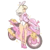🏍 Эмодзи «Girl Power 3» для Telegram