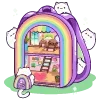 🎒 Эмодзи «Girl Power 3» для Telegram