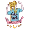 💪 Эмодзи «Girl Power 3» для Telegram