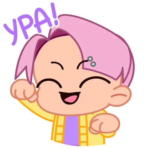 ⭐ Эмодзи «k-pop girls & boys» для Telegram