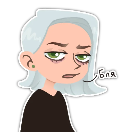 Стикерпак Girl St для Telegram — скачать