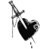 ❤ Эмодзи «‍⬛Black Mood» для Telegram