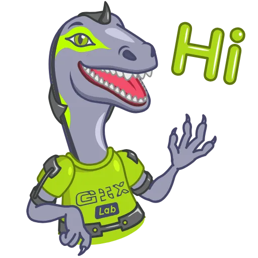 👋 Стикер «Динозавр» для Telegram