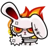 Стикерпак bloody bunny для Telegram