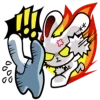 🏃 Эмодзи «bloody bunny» для Telegram