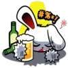 🍺 Эмодзи «bloody bunny» для Telegram