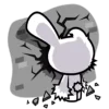 😐 Эмодзи «bloody bunny» для Telegram