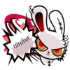 😡 Эмодзи «bloody bunny» для Telegram