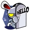 🙃 Эмодзи «bloody bunny» для Telegram