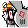 😰 Эмодзи «bloody bunny» для Telegram