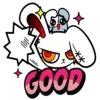 👍 Эмодзи «bloody bunny» для Telegram