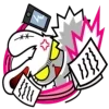😬 Эмодзи «bloody bunny» для Telegram
