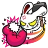 🔨 Эмодзи «bloody bunny» для Telegram