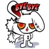 👋 Эмодзи «bloody bunny» для Telegram