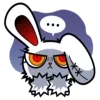 🤔 Эмодзи «bloody bunny» для Telegram