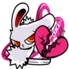 💔 Эмодзи «bloody bunny» для Telegram