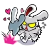 💕 Эмодзи «bloody bunny» для Telegram