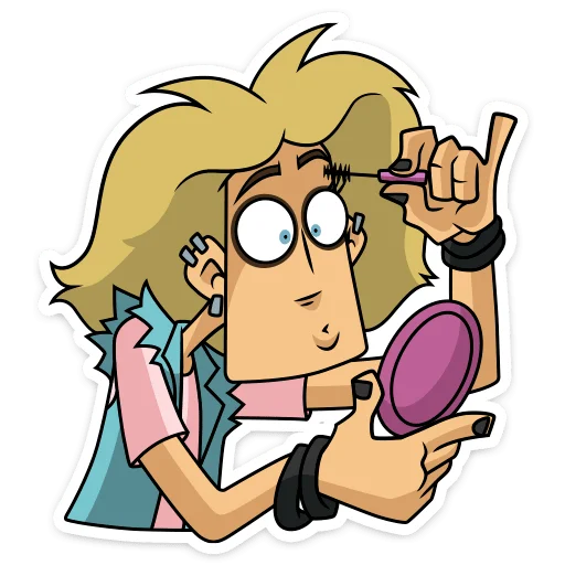 💄 Стикер «Глэм - Metal Family» для Telegram