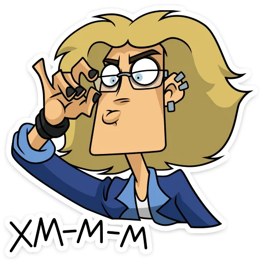 🤔 Стикер «Глэм - Metal Family» для Telegram