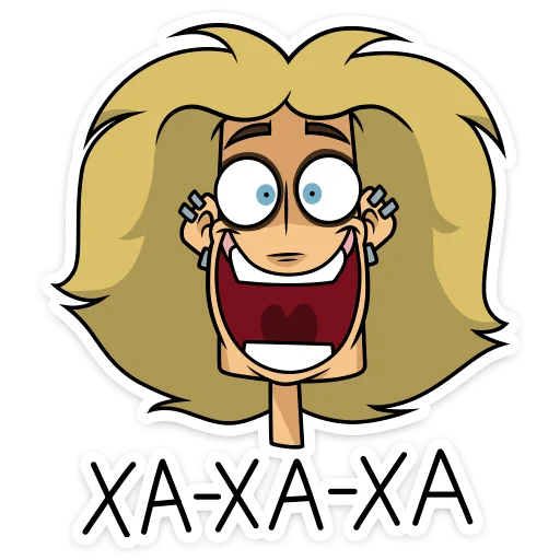 😆 Стикер «Глэм - Metal Family» для Telegram
