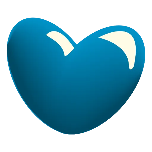 💙 Эмодзи «Glass Hearts» для Telegram