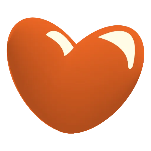🧡 Эмодзи «Glass Hearts» для Telegram
