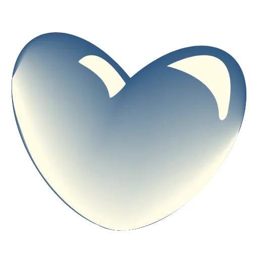 💙 Эмодзи «Glass Hearts» для Telegram