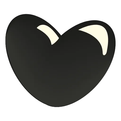 🖤 Эмодзи «Glass Hearts» для Telegram