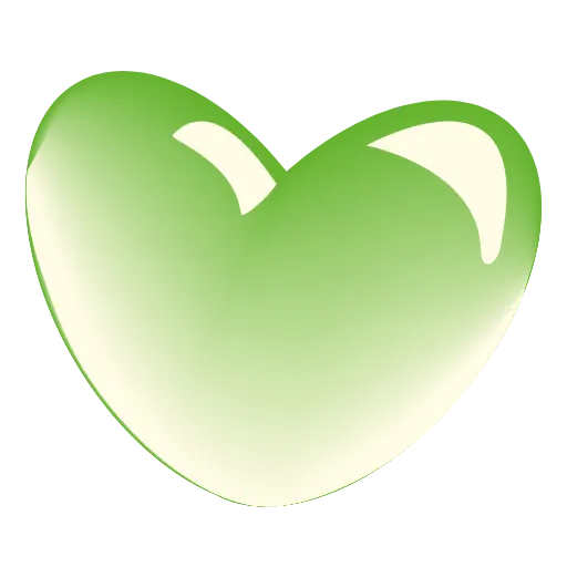 💚 Эмодзи «Glass Hearts» для Telegram