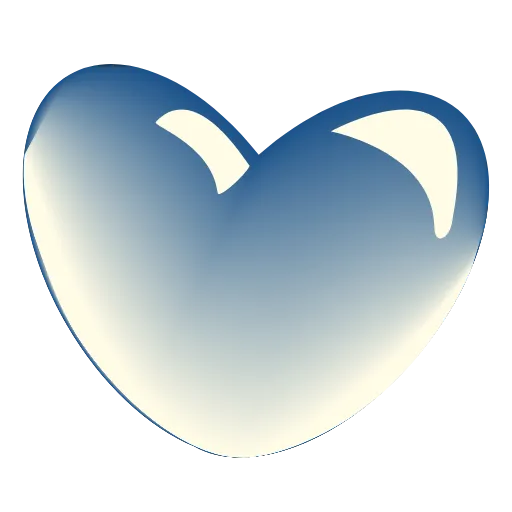 💙 Эмодзи «Glass Hearts» для Telegram