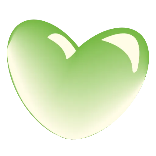 💚 Эмодзи «Glass Hearts» для Telegram