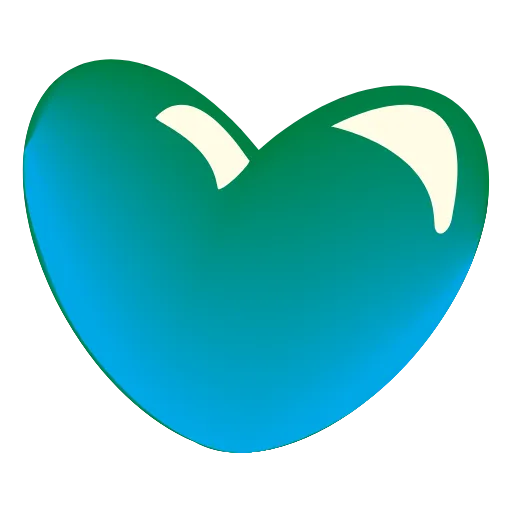 💚 Эмодзи «Glass Hearts» для Telegram