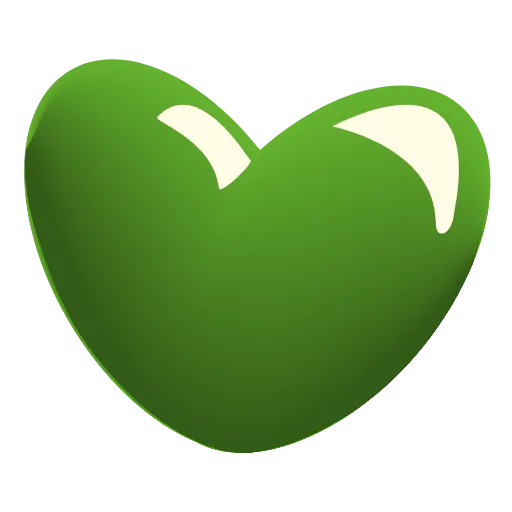 💚 Эмодзи «Glass Hearts» для Telegram