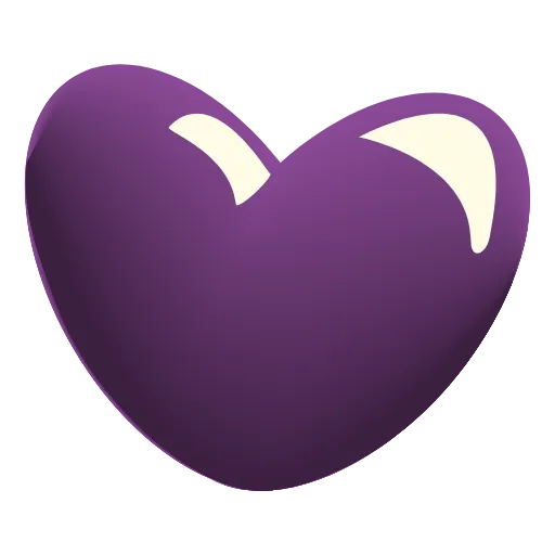 💜 Эмодзи «Glass Hearts» для Telegram