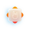 🤘 Эмодзи «glass icons» для Telegram