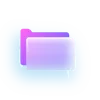 📁 Эмодзи «glass icons» для Telegram