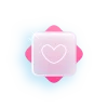 🩷 Эмодзи «glass icons» для Telegram