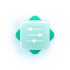 ⛓ Эмодзи «glass icons» для Telegram