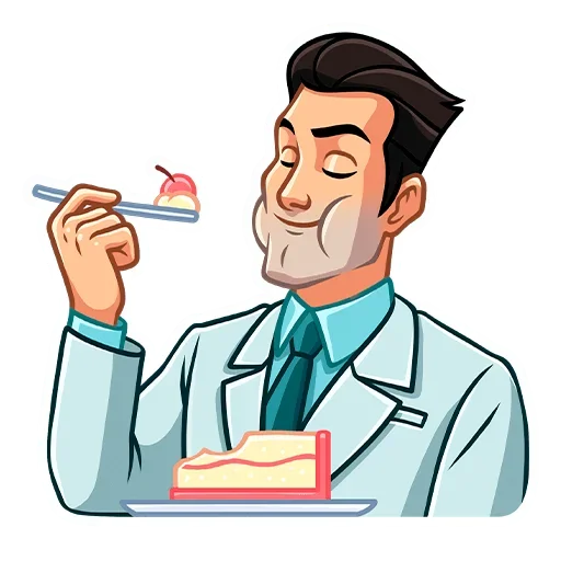 🍰 Стикер «Главный врач» для Telegram