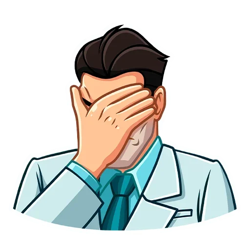 🤦‍♀ Стикер «Главный врач» для Telegram