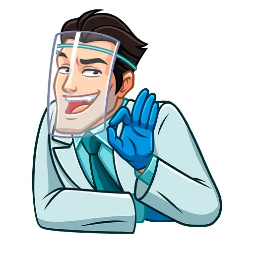 👌 Стикер «Главный врач» для Telegram