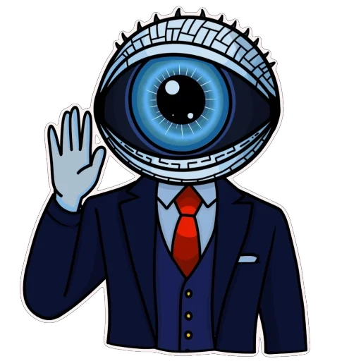 Стикерпак Глаз TONa для Telegram — скачать