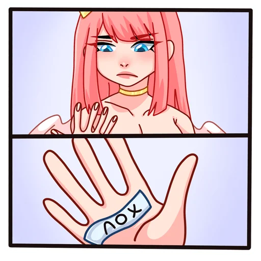 🤨 Стикер «Глэсс» для Telegram