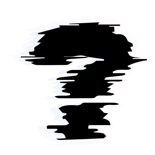 ❓ Эмодзи «Glitch Font» для Telegram